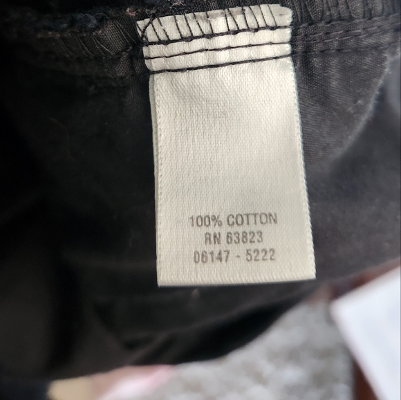 C J BANKS BLACK TEXTURED JEANS PLUS SIZE 22W INSEAM 27" Elastic Waist - Picture 6 of 7